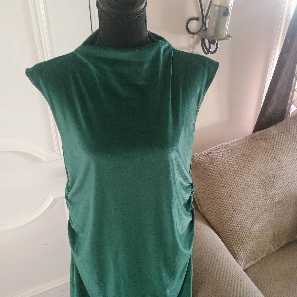 a new day Green Sleeveless Dress Size Extra Large New With Tags